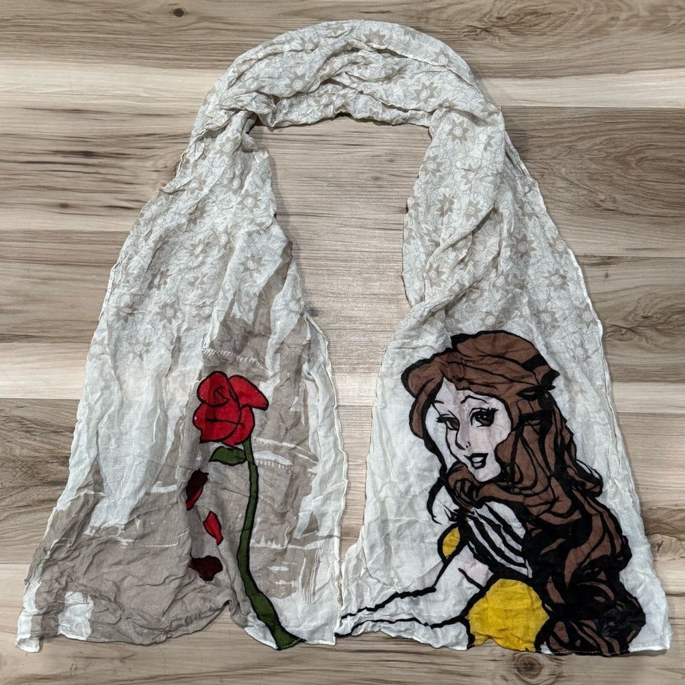 Disney Parks Beauty And The Beast Belle Lightweight Scarf